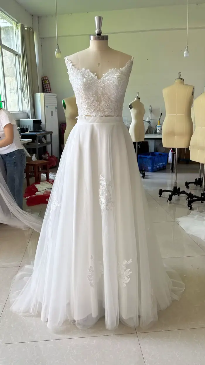 Robe de mariée française à bretelles, Sexy, élégante et Simple, tempérament de mariée, Style Court, 