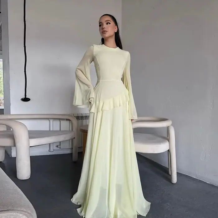 Robe de soirée élégante et formelle pour femme, idéale pour les occasions spéciales, mariages et bals de promo – Collection 2026 – Robes sur mesure