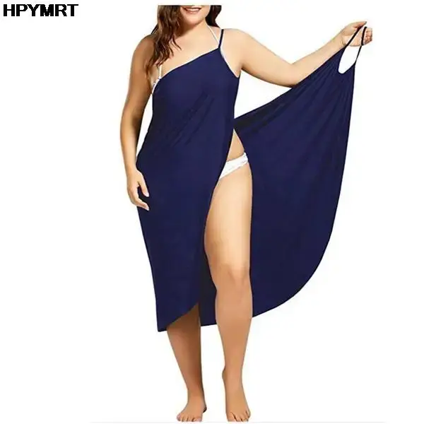Robe à bretelles croisées sans manches pour femme