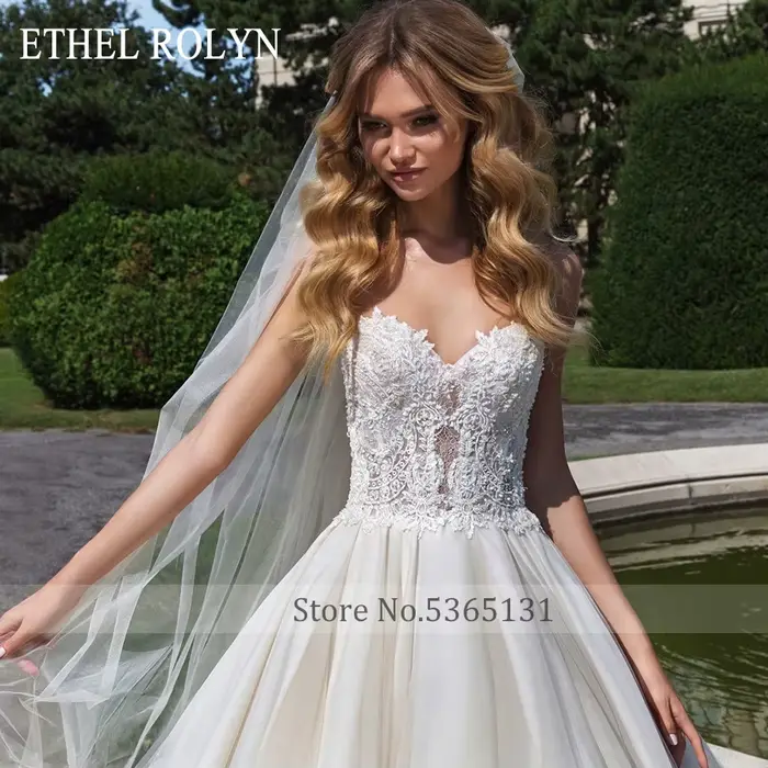ETHEL ROCircN-Robe de Mariée Princesse pour Femme