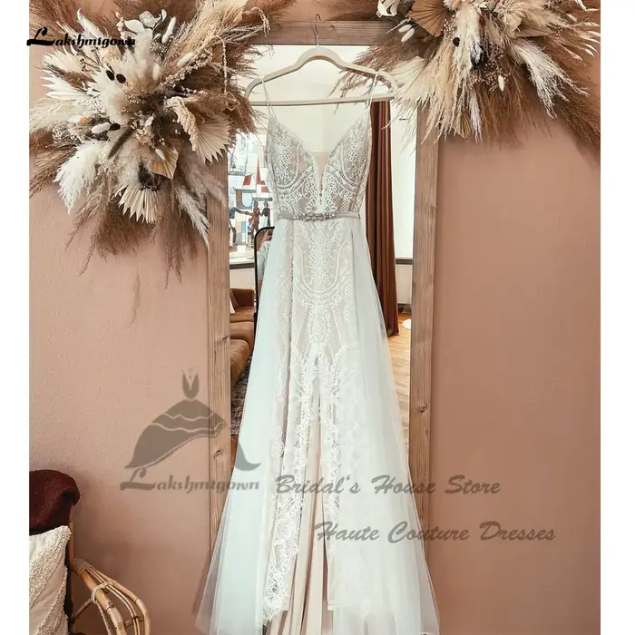 Robes de mariée sirène 2 en 1 avec traîne détachable