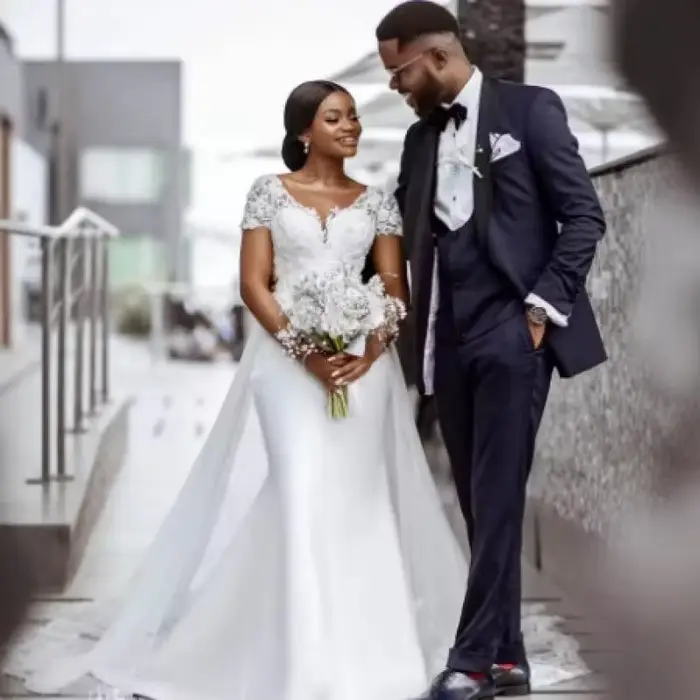 Robe de mariée en Satin