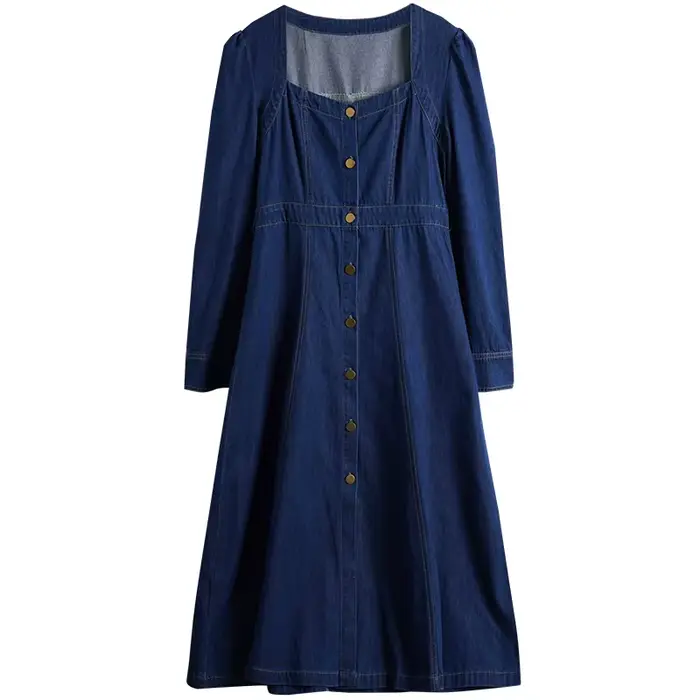 Robe en jean vintage OLrain pour femme