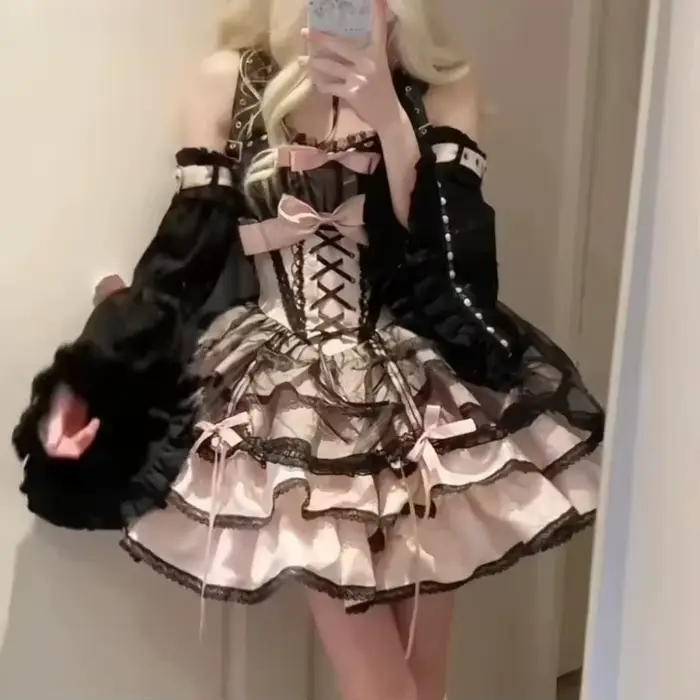 Robe Lolita Jsk Gothique pour Femme