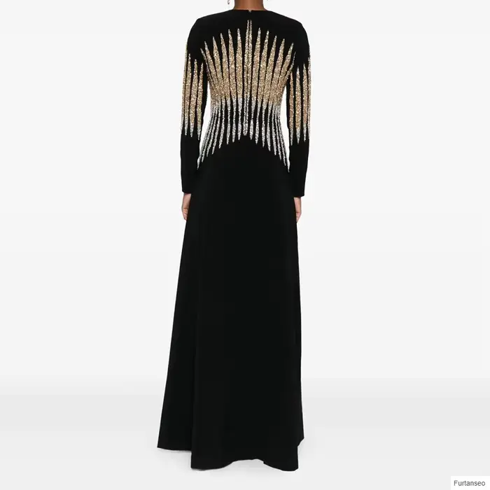 Robe de soirée luxueuse trapèze pour femmes