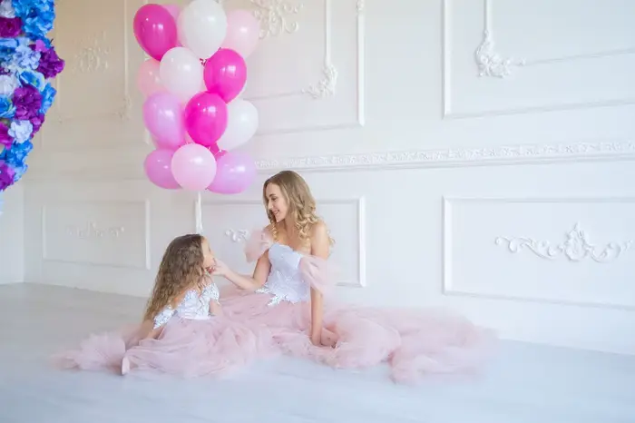 Robe d'invité de mariage rose