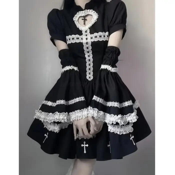 Mini robe noire pour femmes