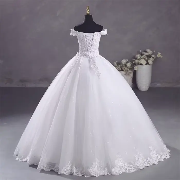 Ashley Gloria-Robe de mariée blanche pure