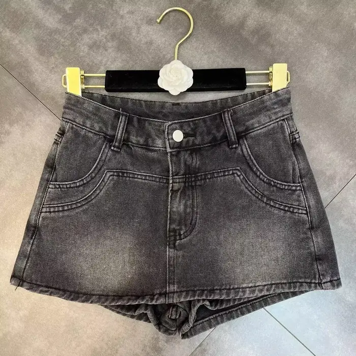 Mini-robe en jean pour femme