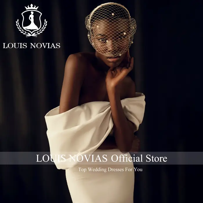 LOUIS NOVIAS sirène Satin robes De mariée pour les femmes élégante
