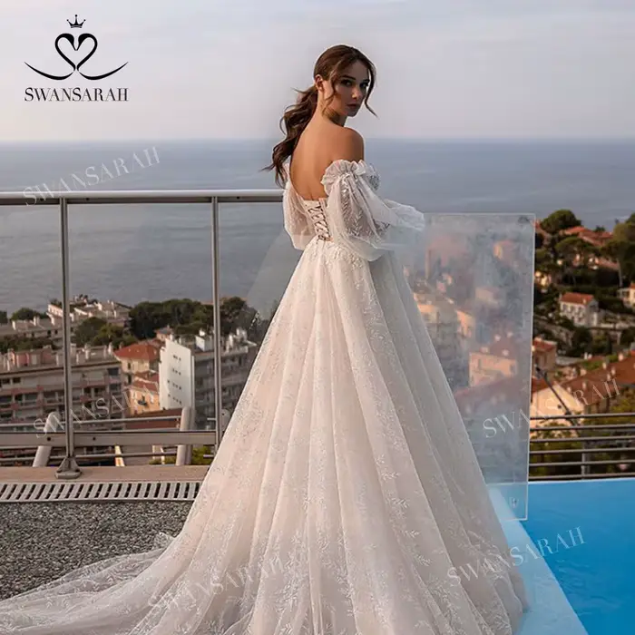 Robe de mariée brillante Sweetheart 2026