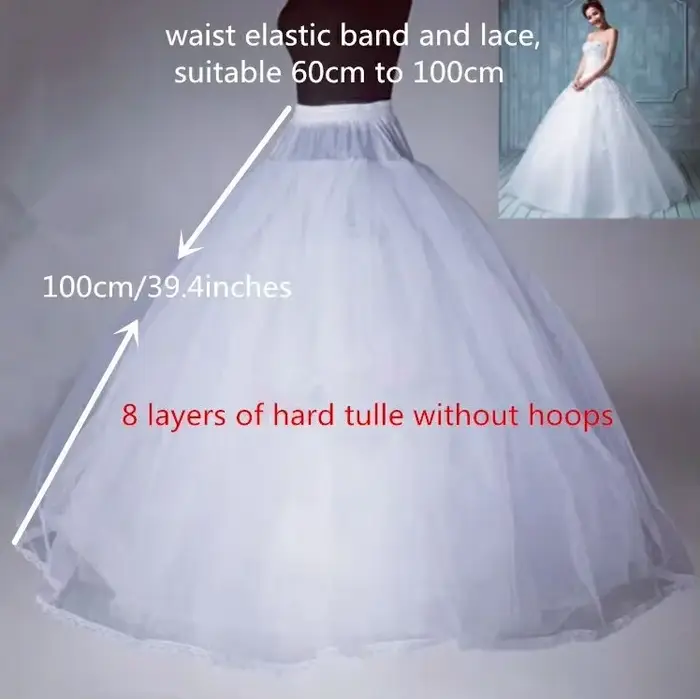Jupon en tulle et crinoline moelleux à 4