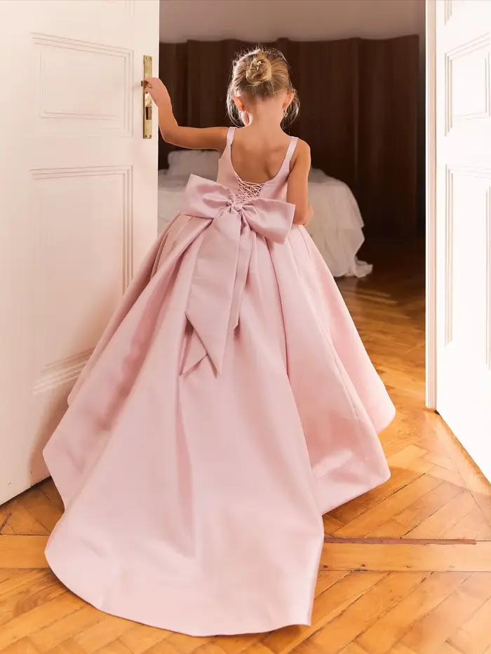 Robe de demoiselle d'honneur rose Blush