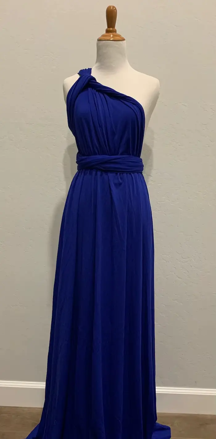 Robe de demoiselle d'honneur rouille LinEss élégante pour femmes occasions spéciales soirée mariage cocktail longueur au sol