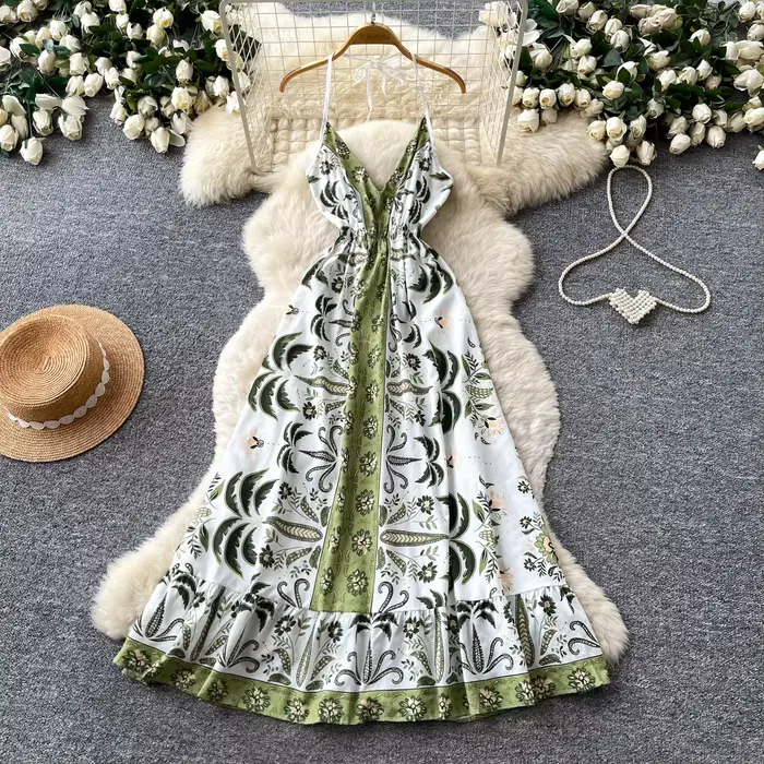 Robe d'été pour femme style vacances