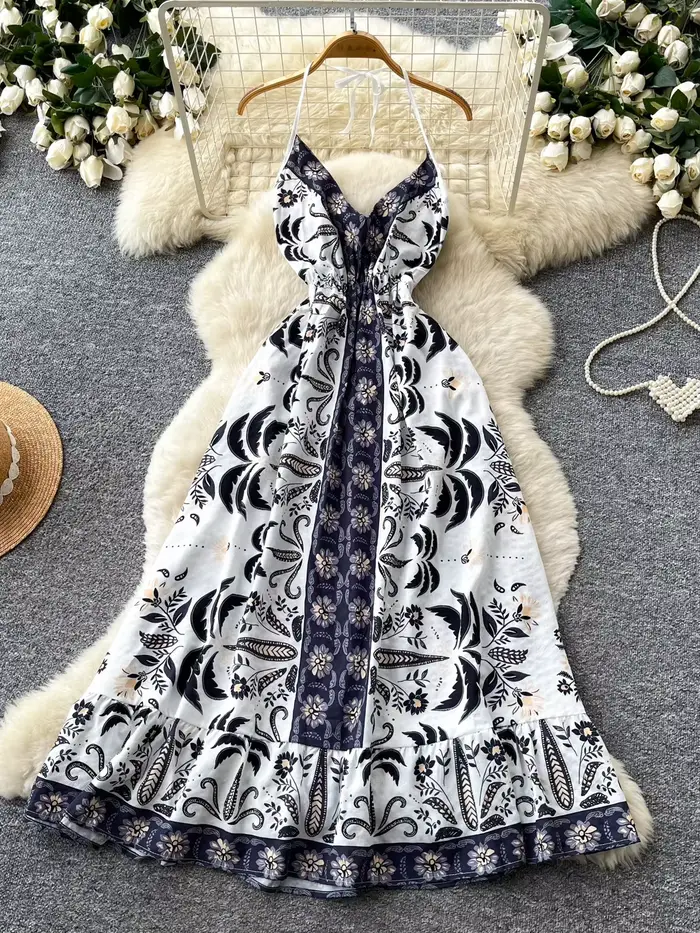 Robe d'été pour femme style vacances