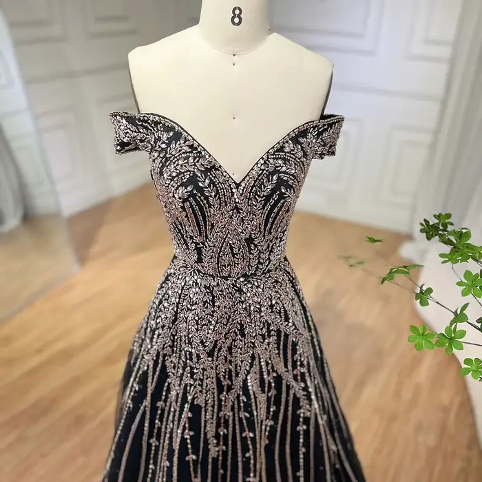 Robe de soirée de forme trapèze pour femmes