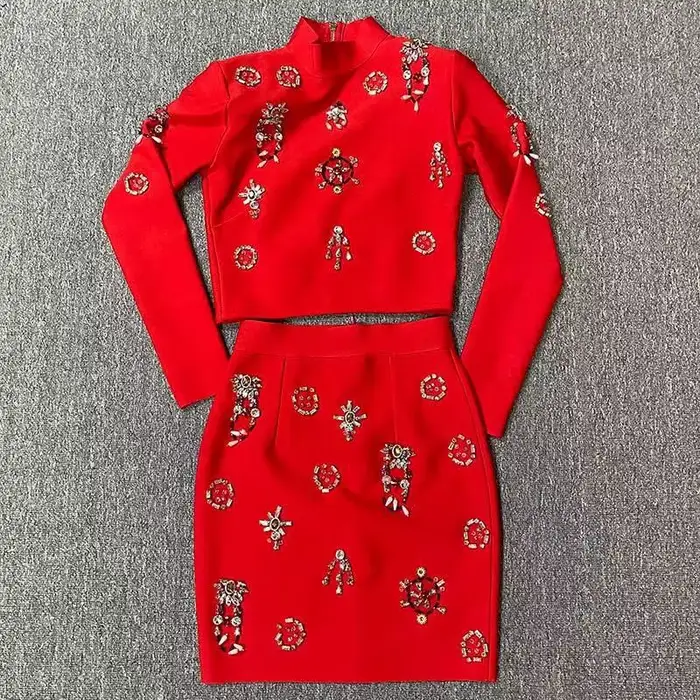 Ensemble élégant deux pièces pour femme : Nouvelle collection printemps