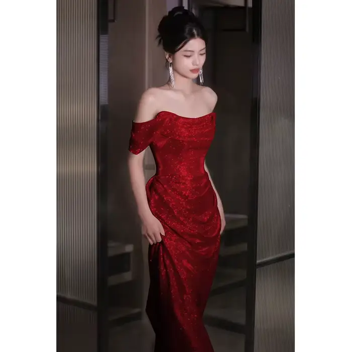 Robe de soirée de forme sirène