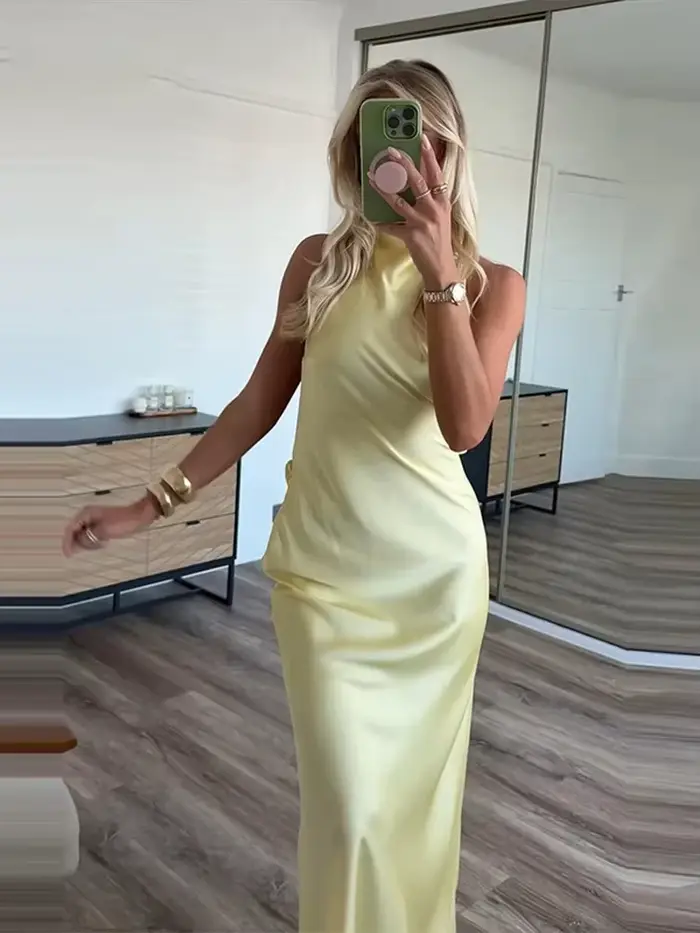 Robe longue de soirée pour femme