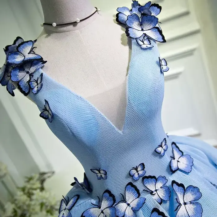 Femmes robes robe 3D papillon conception
