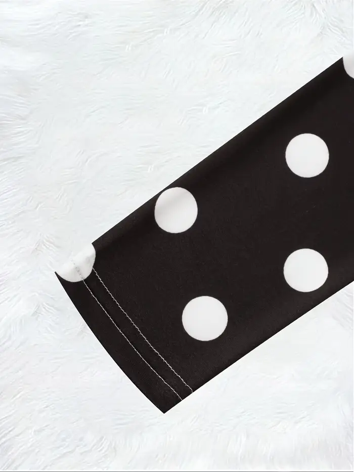 Robe à manches longues décontractée polyester pour femmes élégante coupe une ligne col rond pour bureau soirées et cadeaux d'occasion