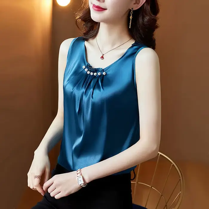 Hauts élégants pour femmes grandes tailles mode estivale confortables respirants pour tenues de bureau et sorties estivales