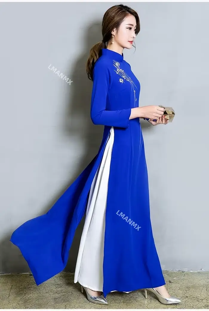 Robe Cheongsam traditionnelle vietnamienne pour femme, élégante, rétro, style chinois, vintage, festival floral, mariage, soirée, Qipao, Ao Dai
