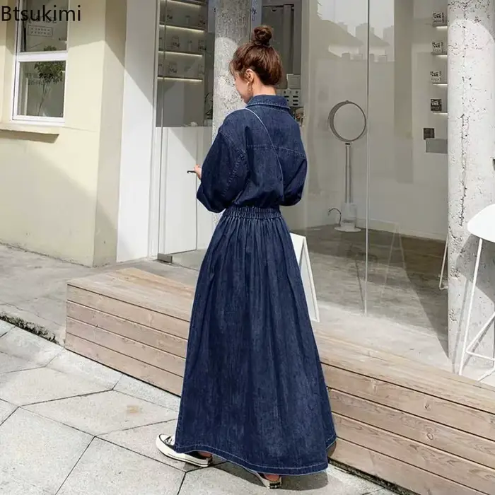 Robe en jean, nouvelle collection printemps