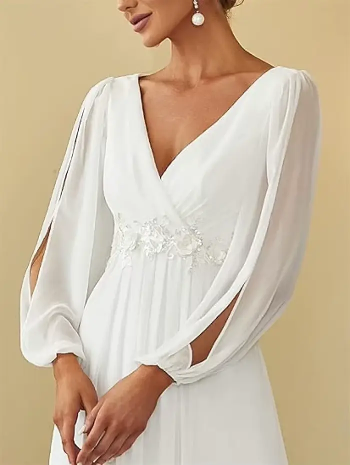 Robe de mariée blanche élégante