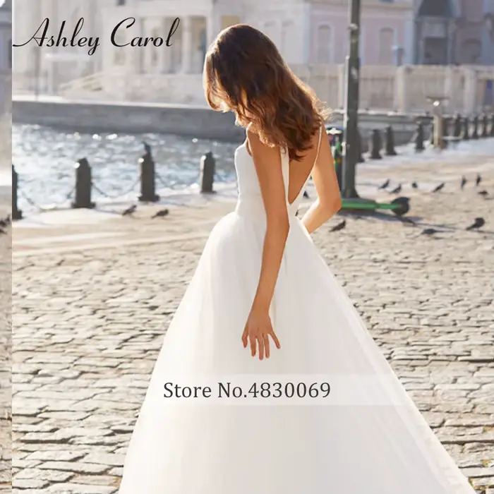 Ashley Carol-Robe de mariée en tulle