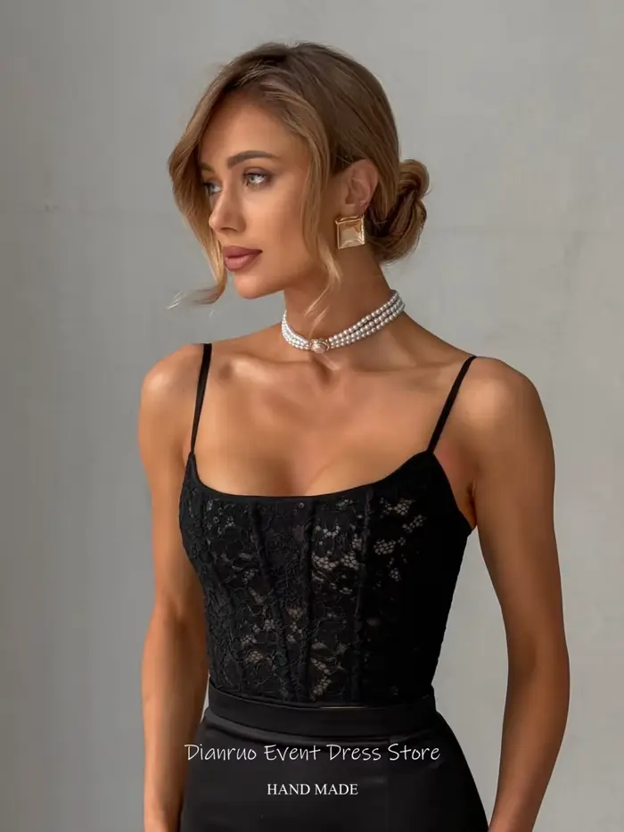 Dianruo – robe de mariée civile moderne en dentelle