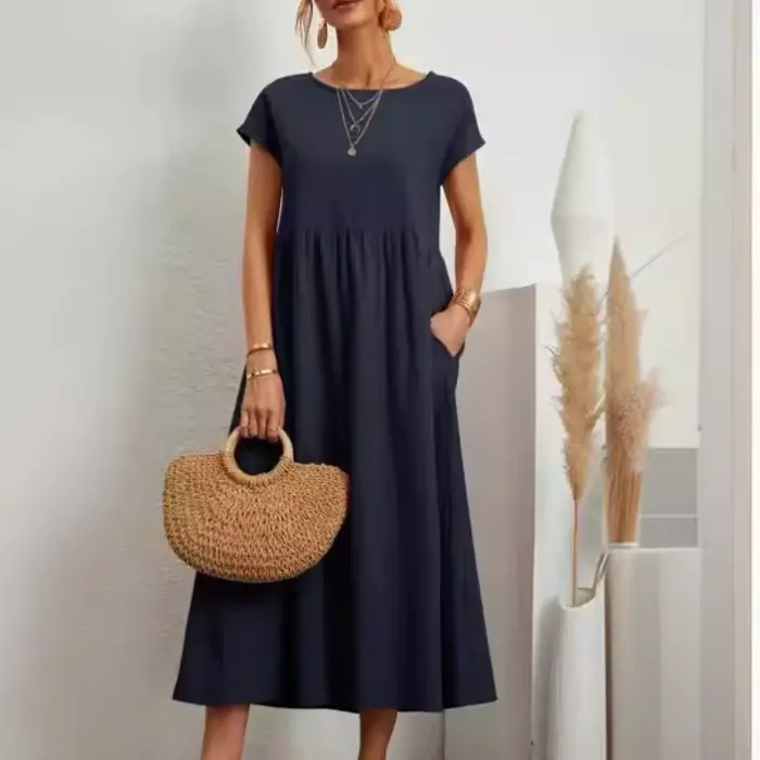 Robes pour femmes en coton et lin