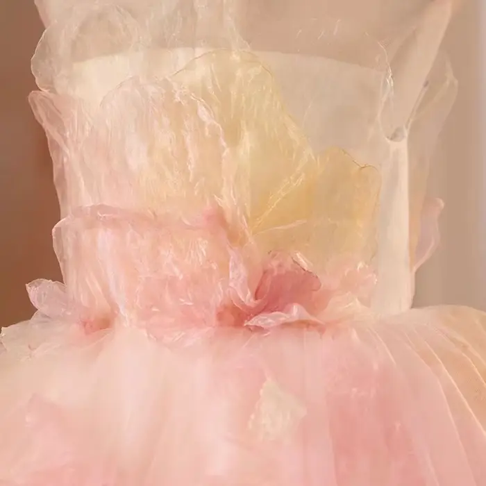 Jill Wish J229 robe de fille florale arabe de luxe avec fleurs dubaï enfants princesse anniversaire fête de mariage