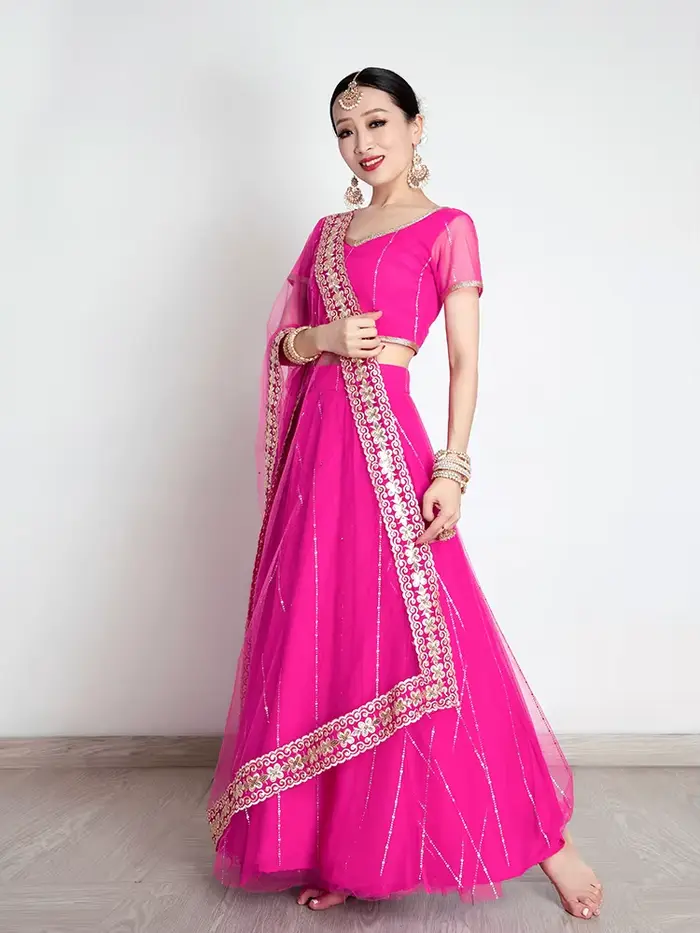 Sarees indiens traditionnels pour femmes, robe de soirée élégante, vêtements de danse cosplay, vêtements de scène, robe pakistanaise, A9, 2025
