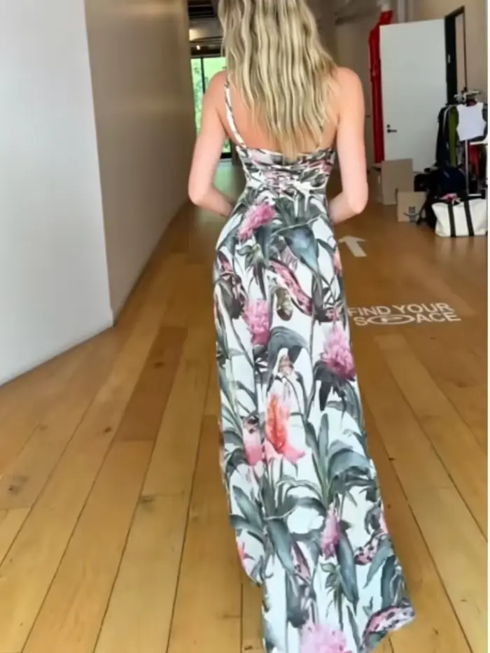 Robe longue de vacances pour femme