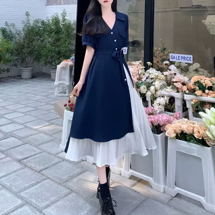 Robe chemise décontractée vintage élégante pour femmes hiver mode coréenne sexy longue maxi occassions spéciales