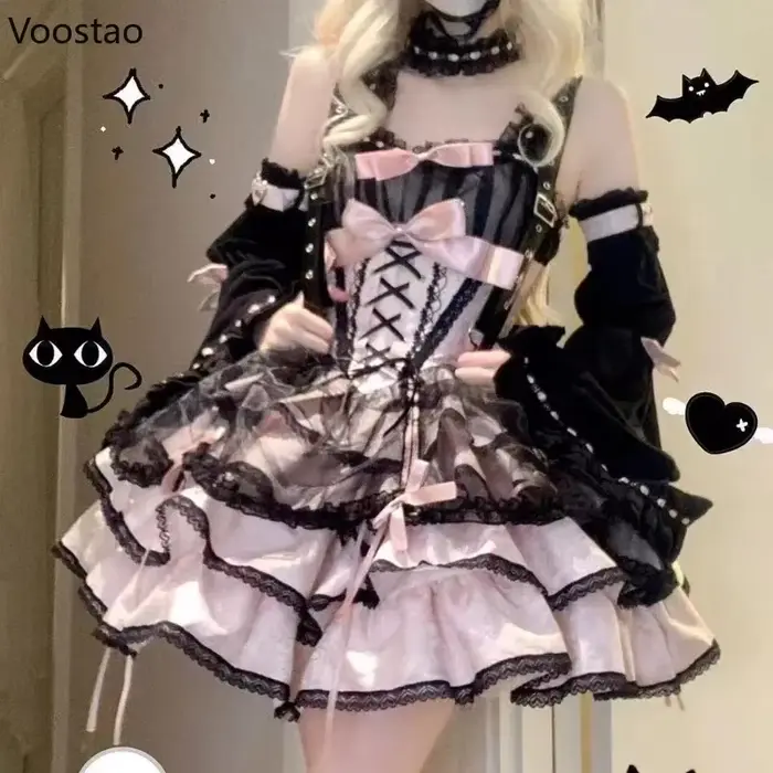Robe japonaise douce et mignonne Lolita Jsk pour femmes