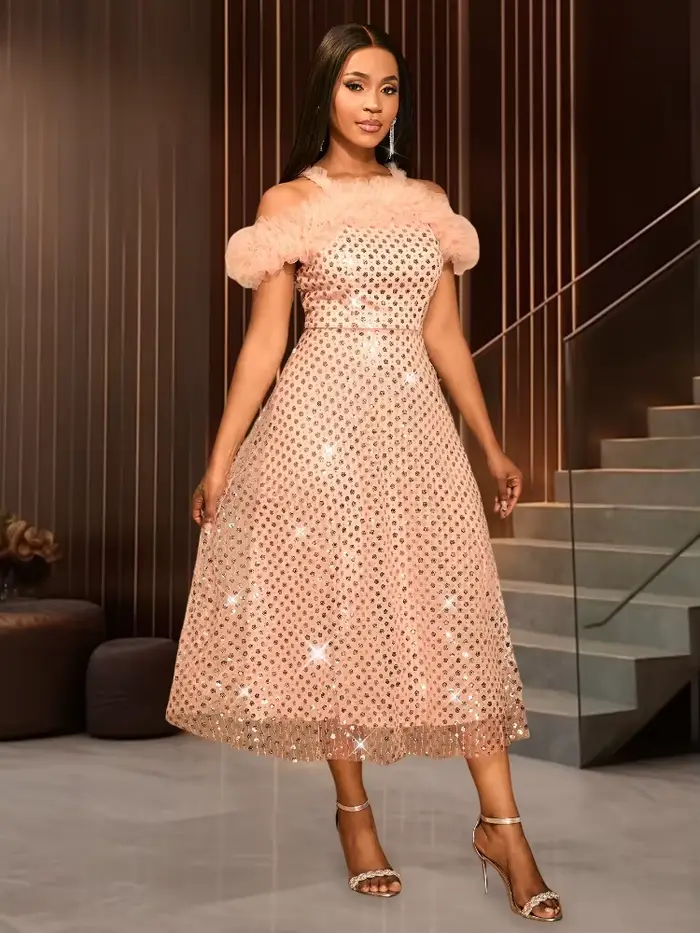 Robes longues roses pour femmes