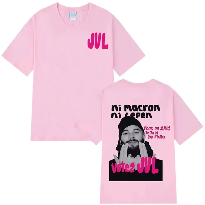T-shirt Y2K Hip-hop 2026 JUL, rappeur français, T-shirts à imprimé graphique tendance, décontracté, 