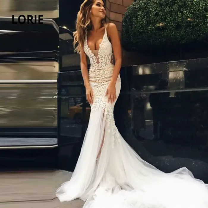 LORIE – robe de mariée sirène en dentelle