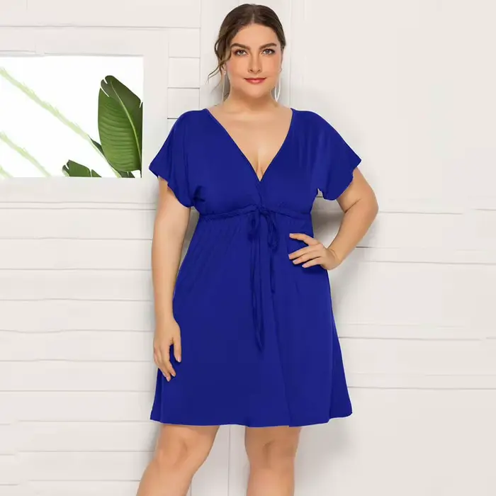 Mini robe femme, grande taille