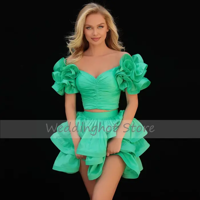 Robe de Cocktail verte