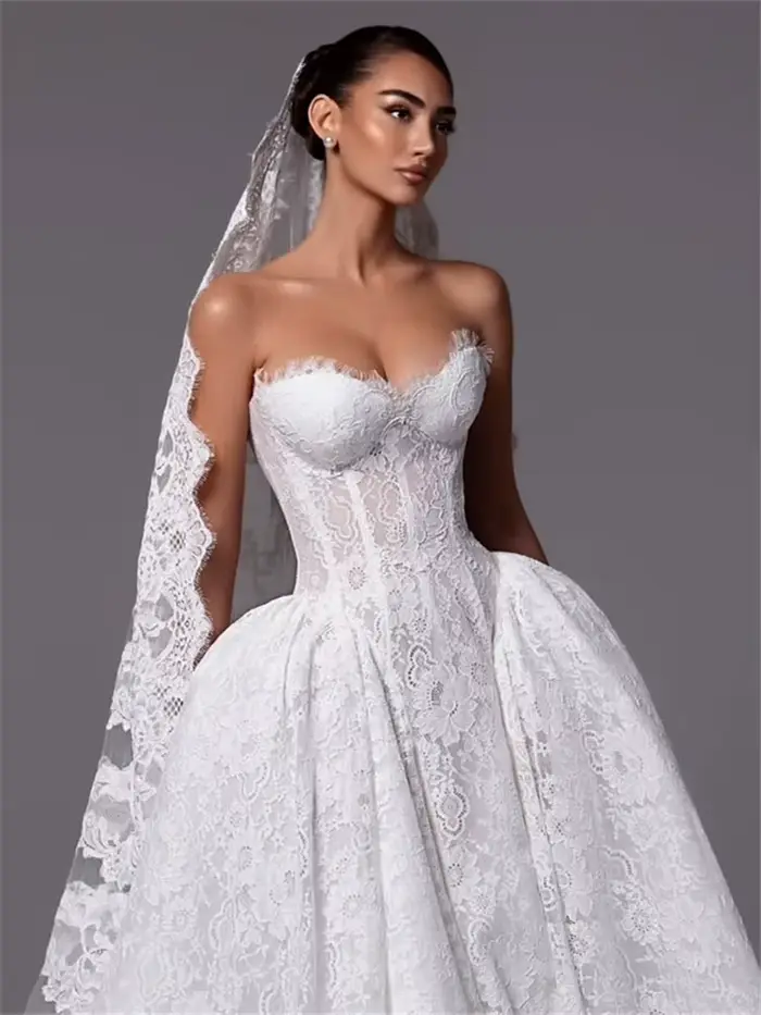 Robe de mariée en dentelle
