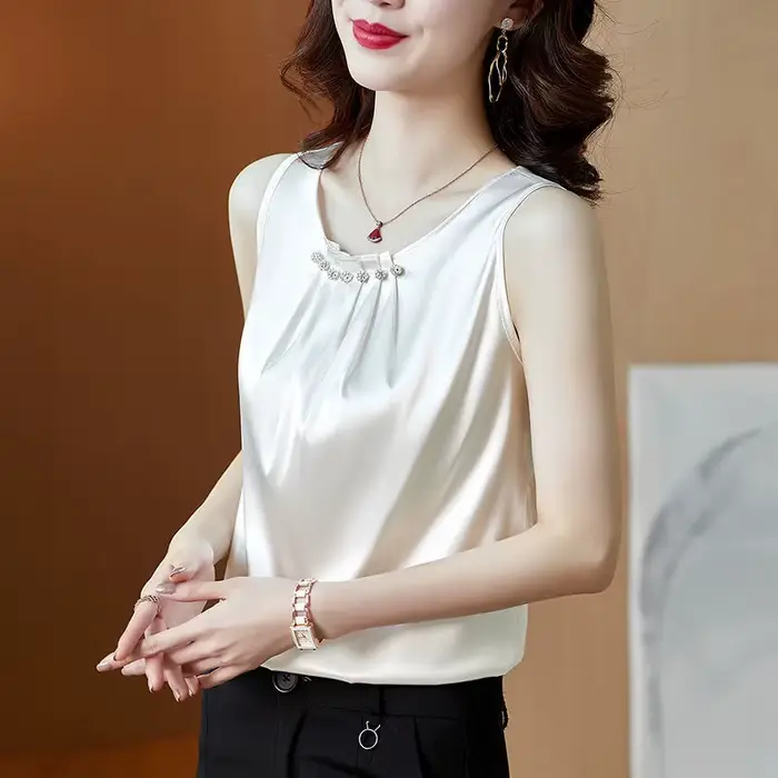 Hauts élégants pour femmes grandes tailles mode estivale confortables respirants pour tenues de bureau et sorties estivales