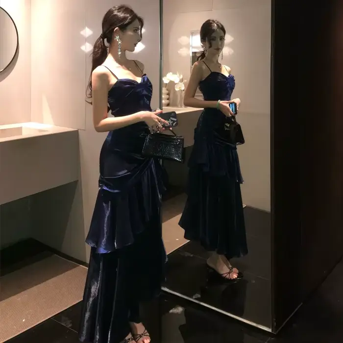 Robe longue de soirée élégante et Sexy pour femmes