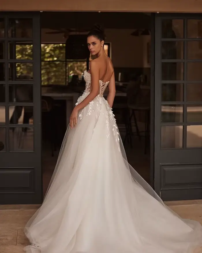 Msikoods-Robes de mariée princesse sexy pour femmes
