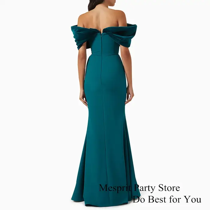 Robe de bal bleu lac personnalisable à col en V avec plissé pour femmes, silhouette sirène, soirée de gala, bal, prom, demoiselle d'honneur