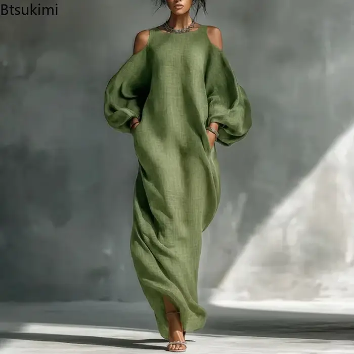 Robe longue bohème pour femme