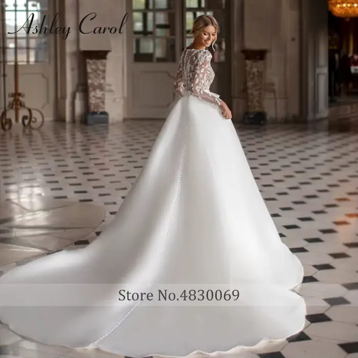 Ashley Carol-Robe de mariée princesse A-Line